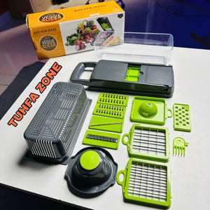GearUP VC14 Premium 14-in-1 Vegetable and Fruits Multifuction Cutting Slicer Kitchen Tools